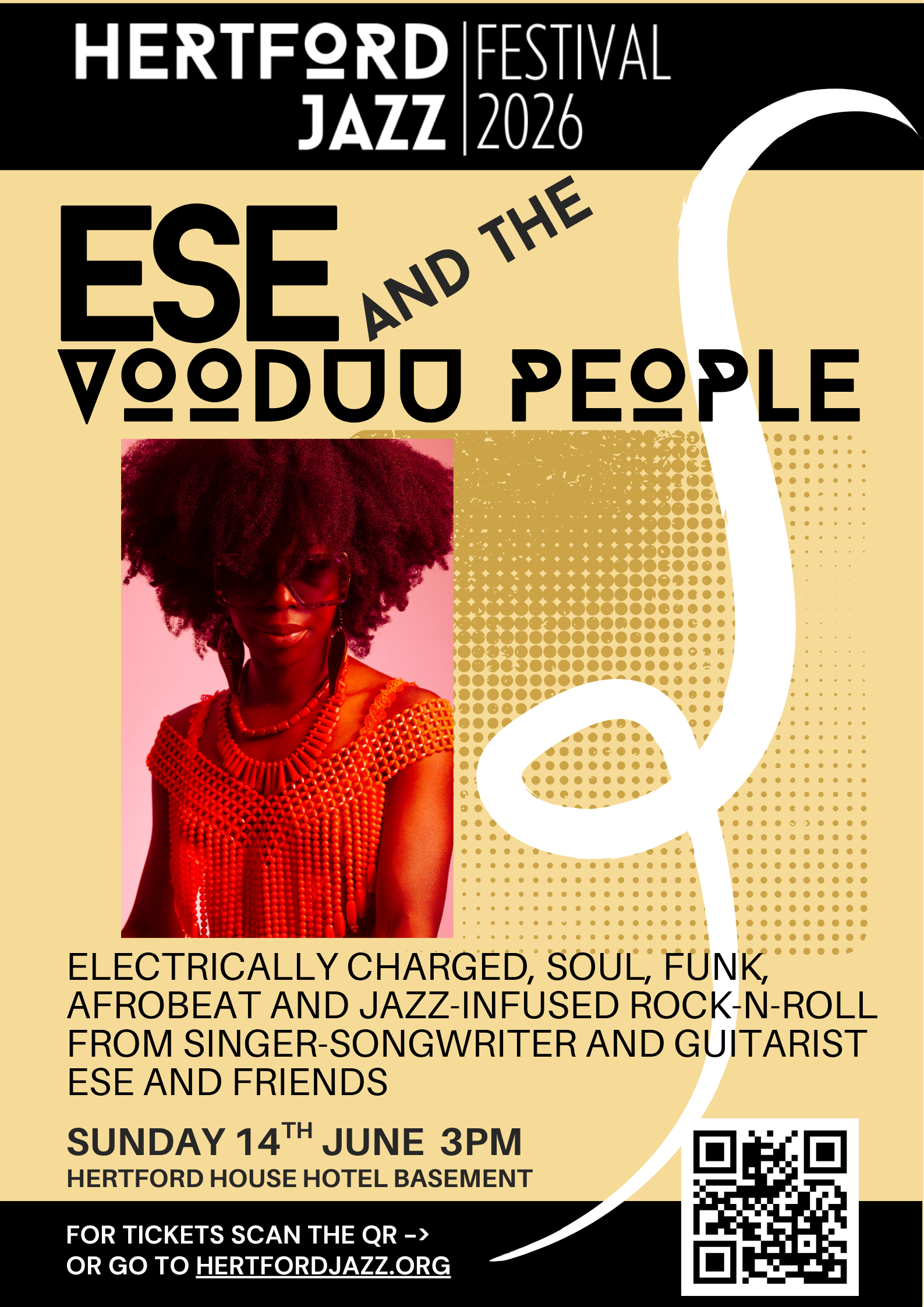 ESE AND THE VOODUU PEOPLE at the Hertford Jazz Festival