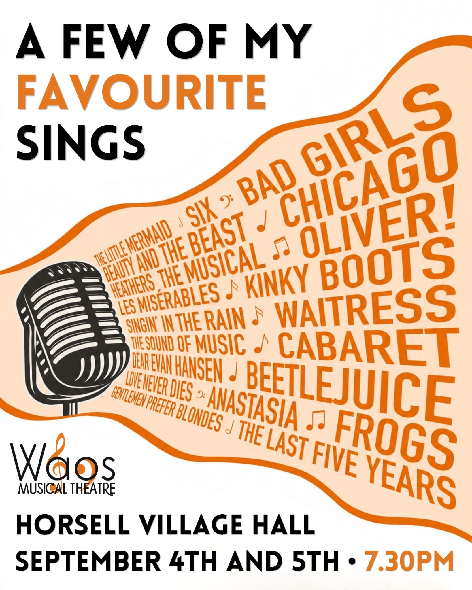 A Few Of My Favourite Sings