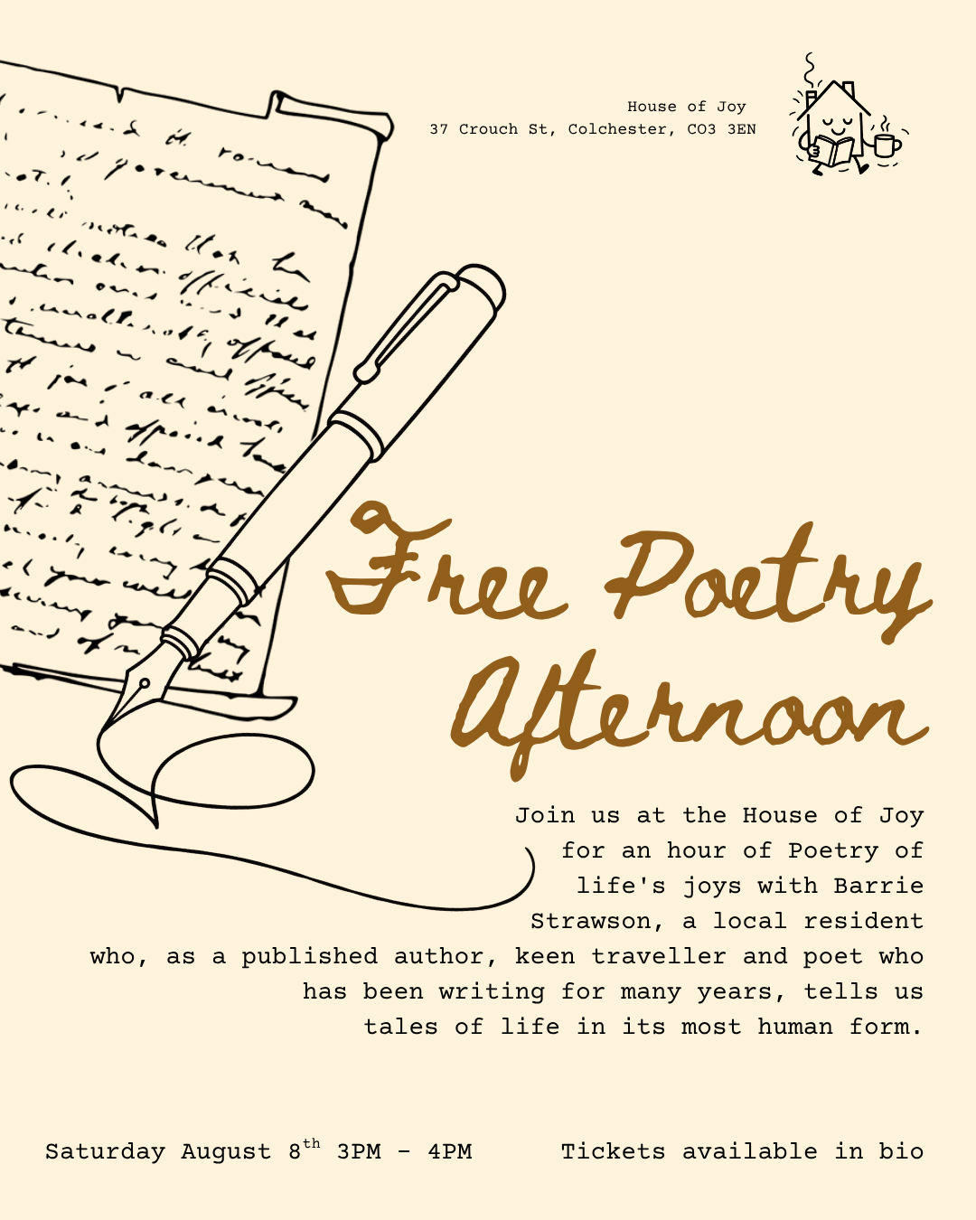 Barrie Strawson Poetry Afternoon